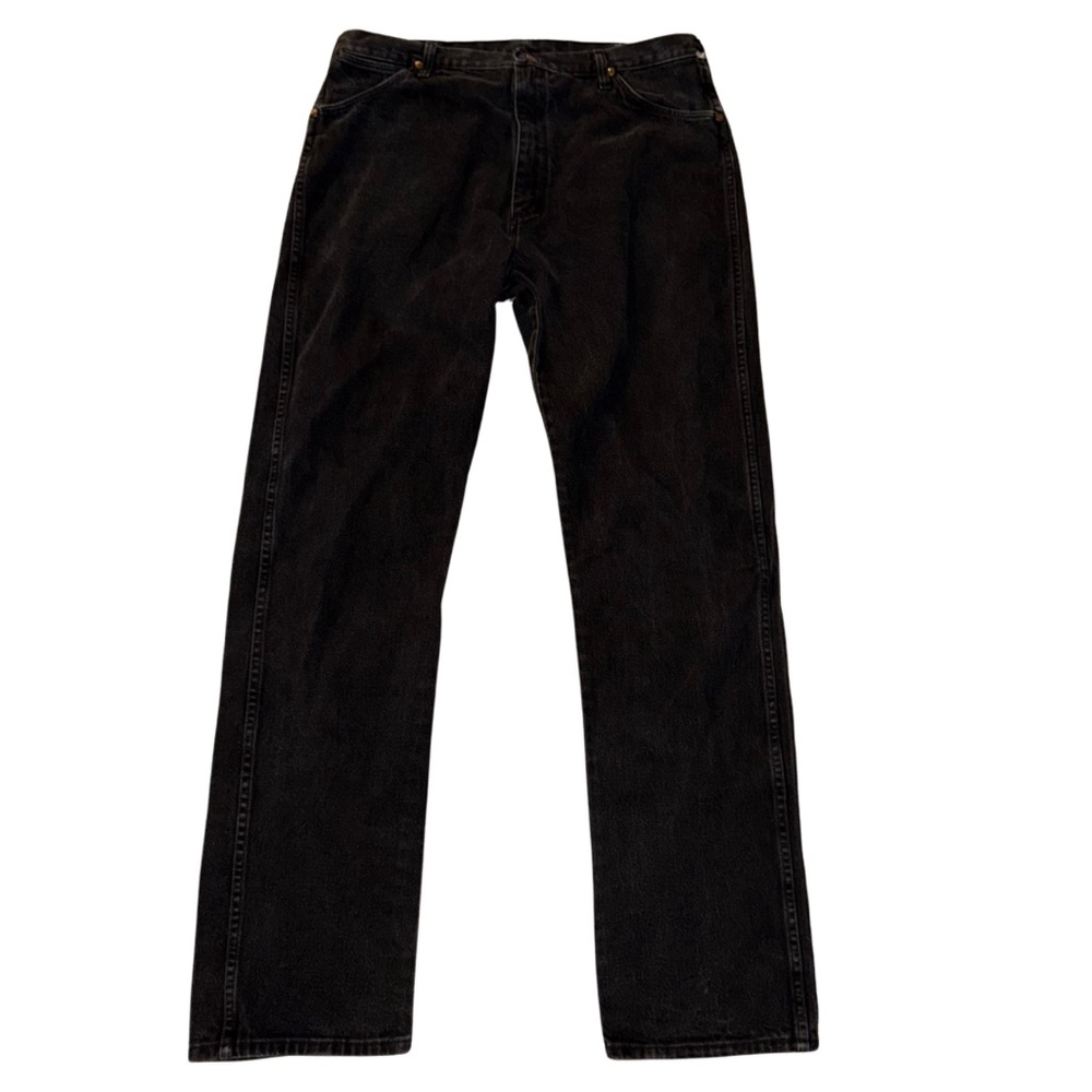 Black Wrangler Cowboy Cut Jeans